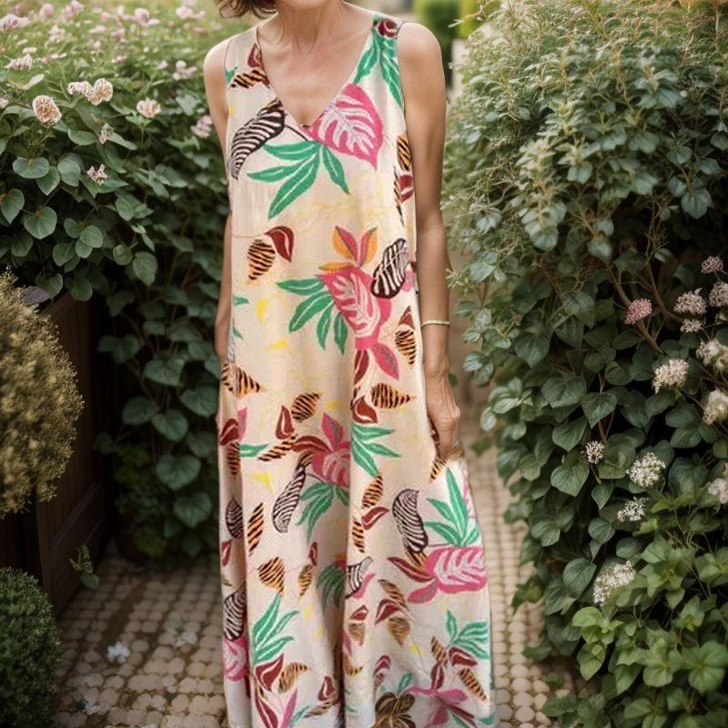 Vestido Flor do Cerrado™ em Viscose Extra Leve / Um Toque Brasileiro de Conforto e Liberdade!