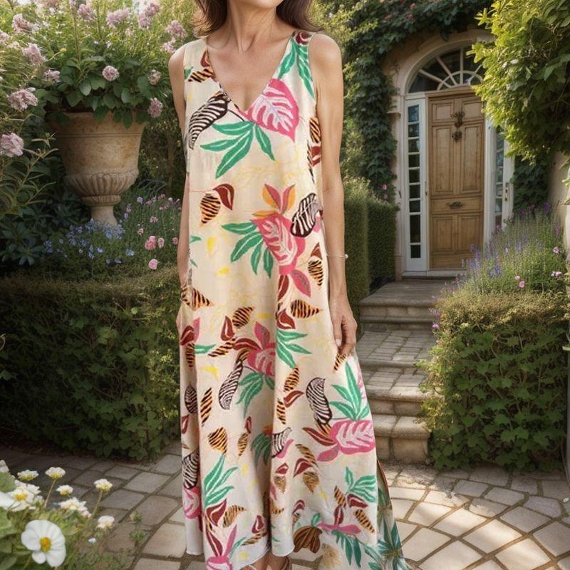 Vestido Flor do Cerrado™ em Viscose Extra Leve / Um Toque Brasileiro de Conforto e Liberdade!