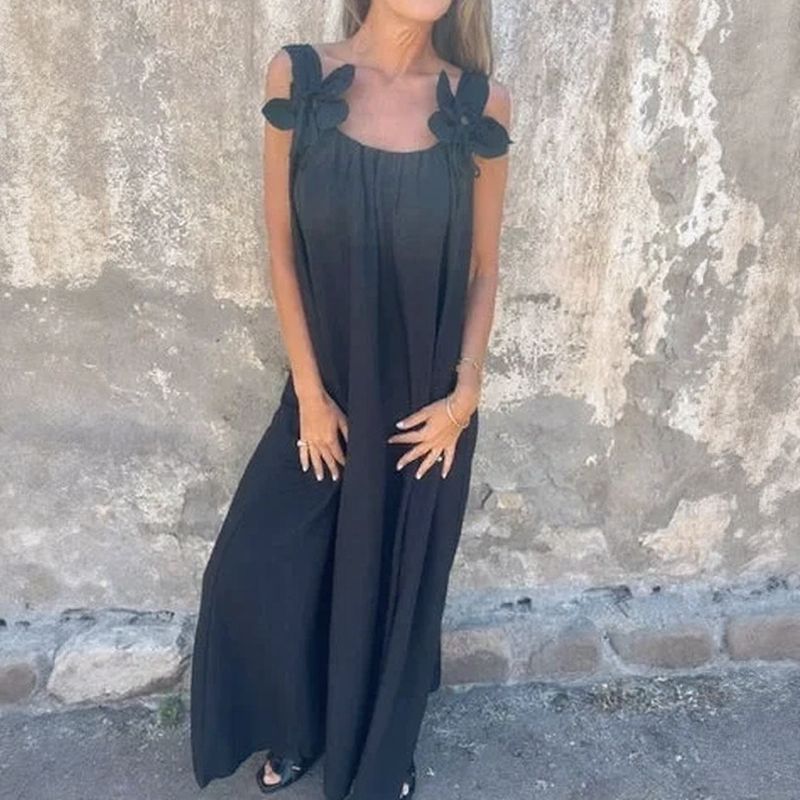 Vestido Floribella™ com Alças Artesanais em Algodão Leve / Porque Você Merece Leveza, Charme e Liberdade Todos os Dias!