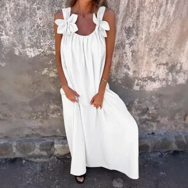 Vestido Floribella™ com Alças Artesanais em Algodão Leve / Porque Você Merece Leveza, Charme e Liberdade Todos os Dias!