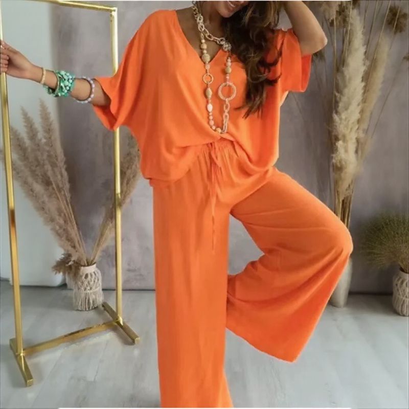 Conjunto Aveline™ em Viscose Acetinada com Toque Sedoso / Elegância Leve para a Mulher que Vive com Charme Natural!
