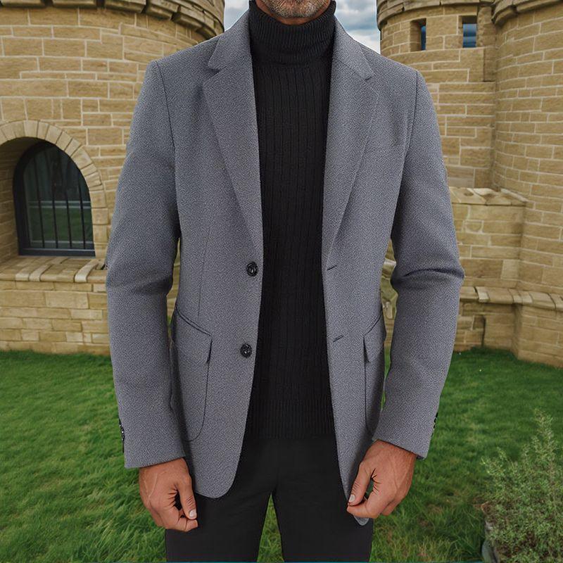 Blazer Bebbanburg™ com Corte Inglês e Caimento de Alfaiataria / Refinamento Clássico para Homens de Presença e Bom Gosto!