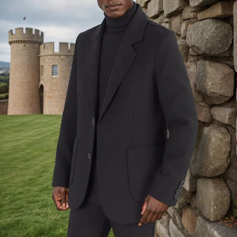 Blazer Bebbanburg™ com Corte Inglês e Caimento de Alfaiataria / Refinamento Clássico para Homens de Presença e Bom Gosto!