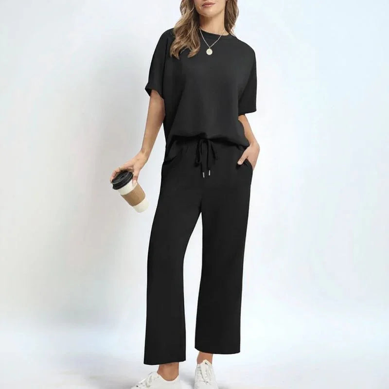 Conjunto DonnaGringa™ em Algodão Leve com Caimento Solto / Leveza Suave e Caimento Natural Que Não Marca!