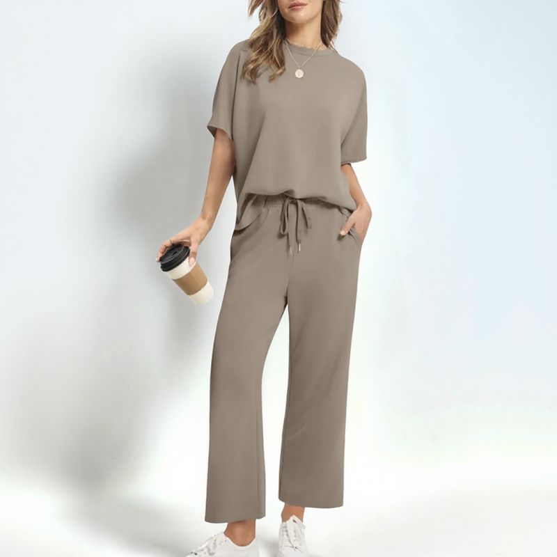 Conjunto DonnaGringa™ em Algodão Leve com Caimento Solto / Leveza Suave e Caimento Natural Que Não Marca!