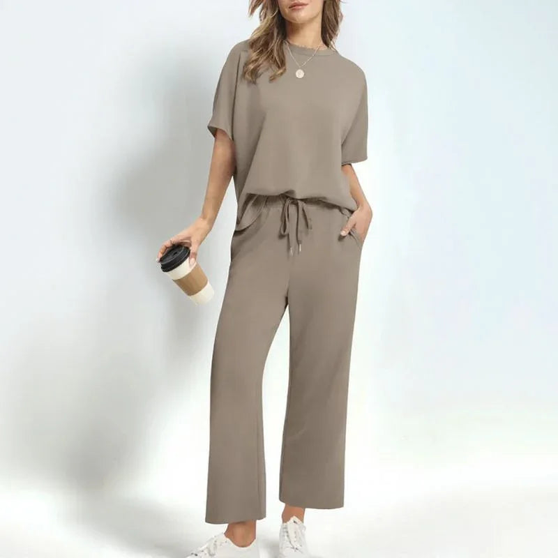 Conjunto DonnaGringa™ em Algodão Leve com Caimento Solto / Leveza Suave e Caimento Natural Que Não Marca!