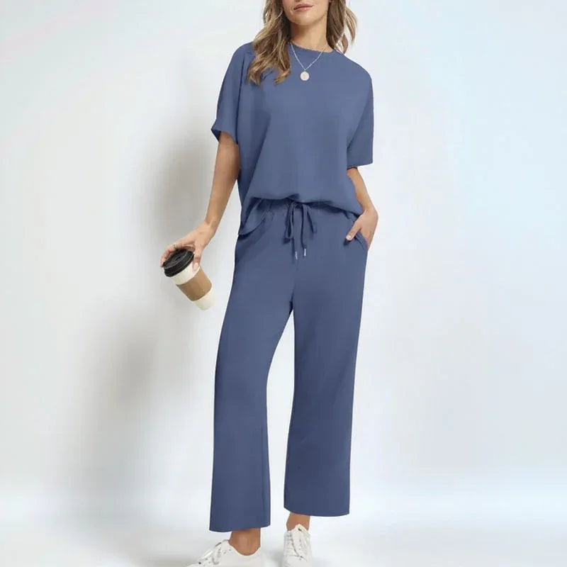 Conjunto DonnaGringa™ em Algodão Leve com Caimento Solto / Leveza Suave e Caimento Natural Que Não Marca!