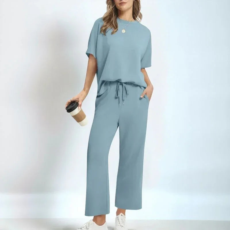 Conjunto DonnaGringa™ em Algodão Leve com Caimento Solto / Leveza Suave e Caimento Natural Que Não Marca!