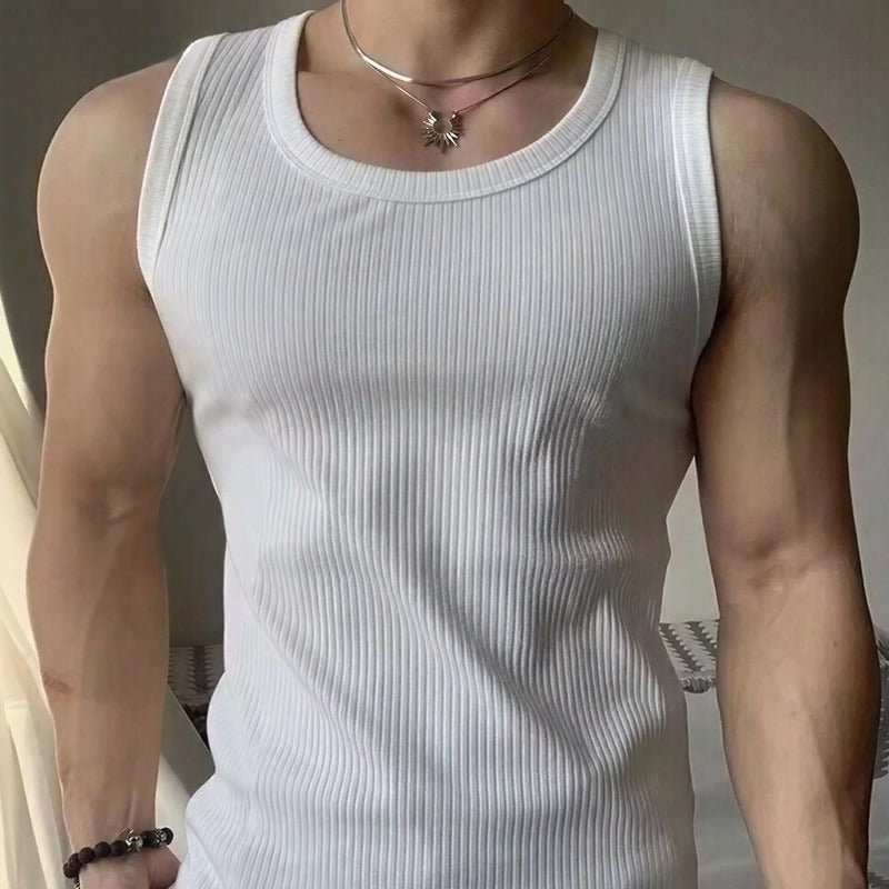 Regata Leon™ em Malha Premium com Modelagem Canelada Anatômica