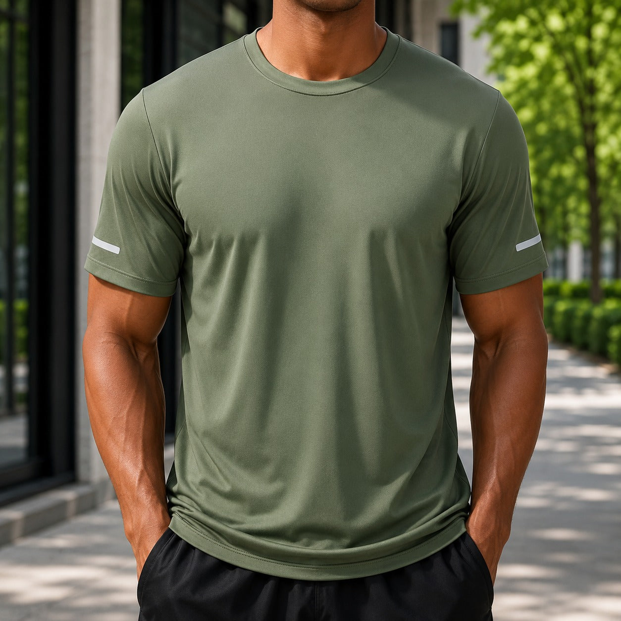 Camiseta Atlas™ com Proteção Solar UPF 50+ e Tecnologia DryFit / Frescor e Proteção em Qualquer Movimento