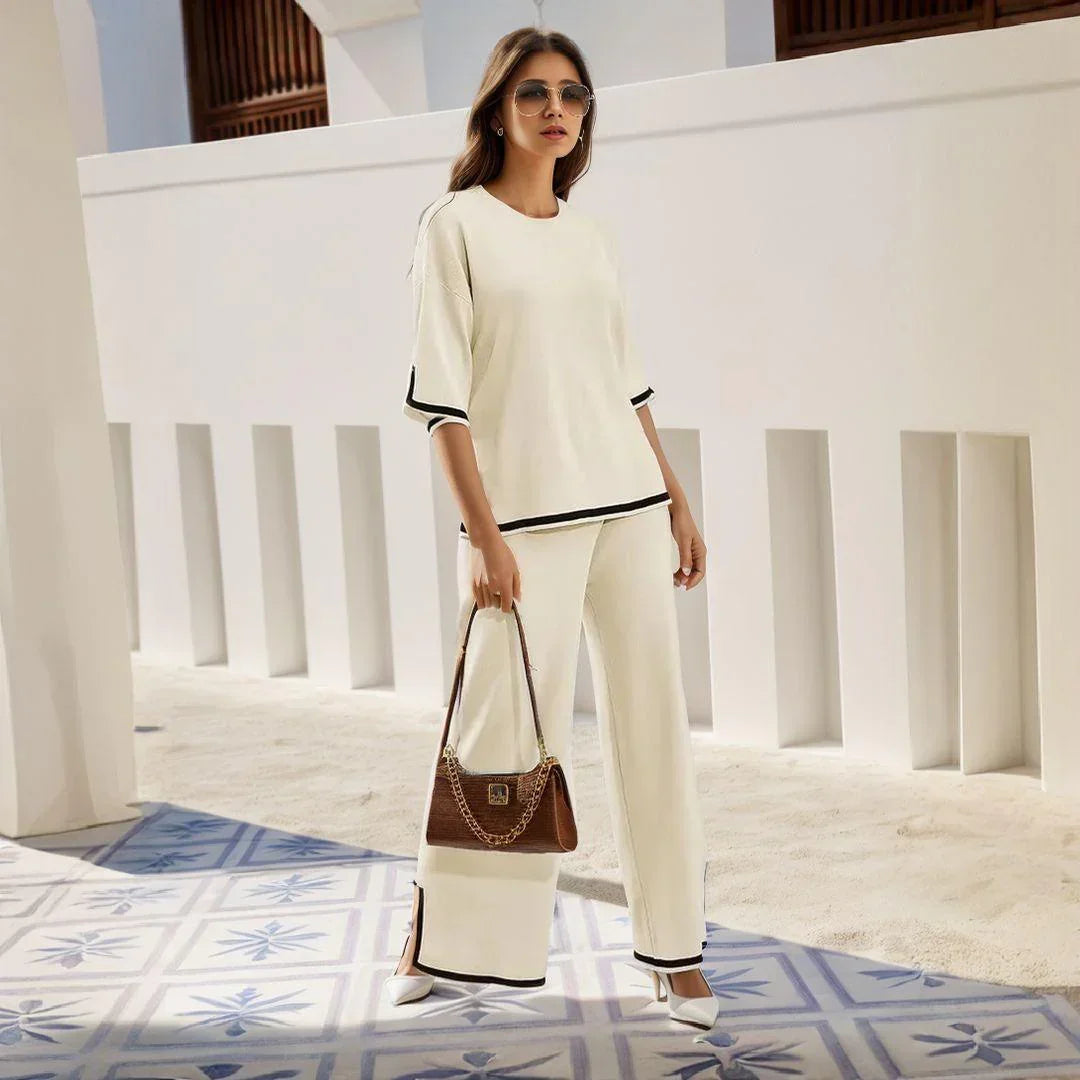 Conjunto Venezia Luxe™ em Viscose Premium com Abertura Lateral / Sofisticação e Conforto para a Mulher Estilosa!