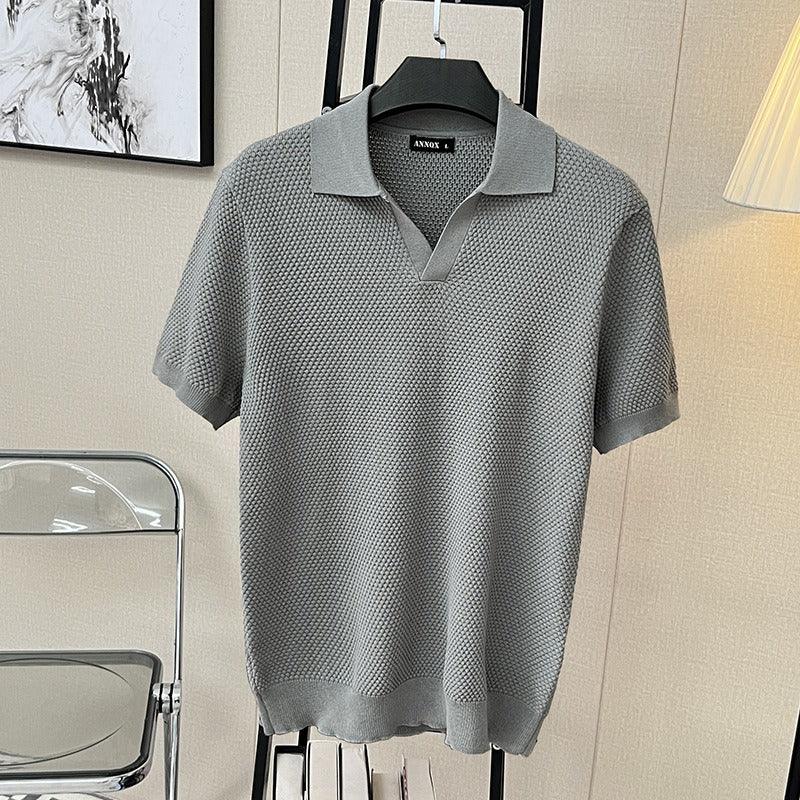 Polo Leonidas™ em Algodão Penteado com Elastano / Sofisticação Minimalista com Postura de Autoridade e Bom Gosto!