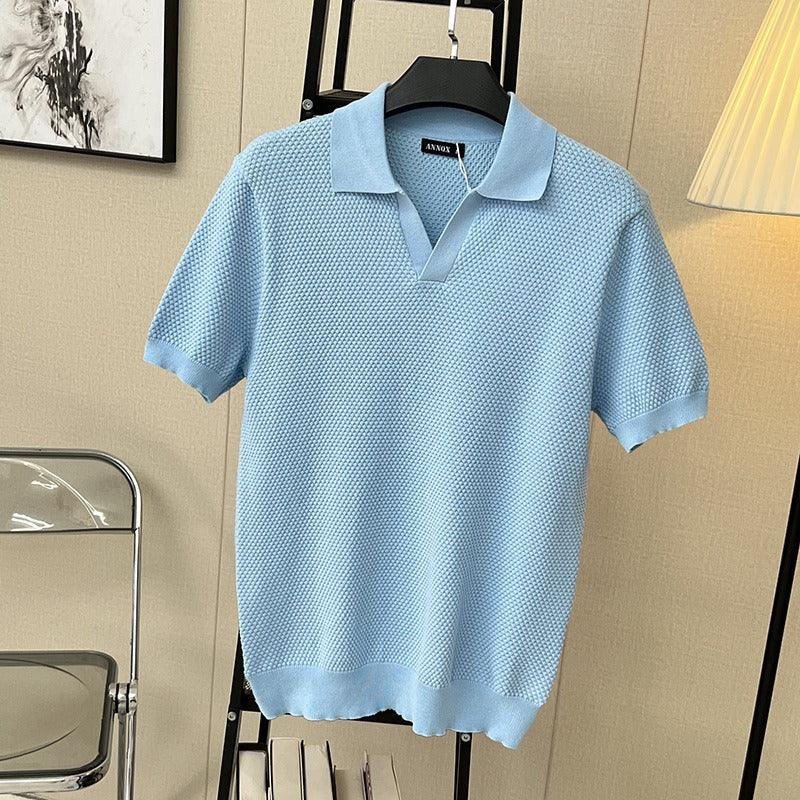 Polo Leonidas™ em Algodão Penteado com Elastano / Sofisticação Minimalista com Postura de Autoridade e Bom Gosto!