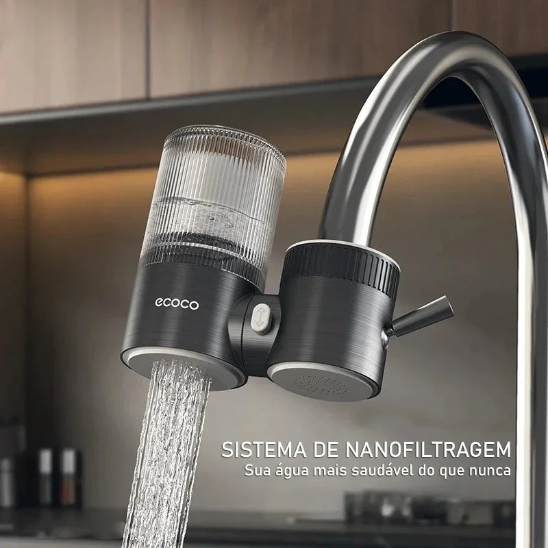 Purificador de Água Modern Lar™ com Filtro Lavável e Filtragem de 10 Camadas / Água Limpa, Prática e Segura em Cada Gota!