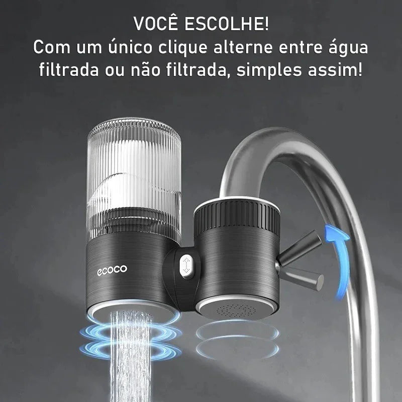 Purificador de Água Modern Lar™ com Filtro Lavável e Filtragem de 10 Camadas / Água Limpa, Prática e Segura em Cada Gota!
