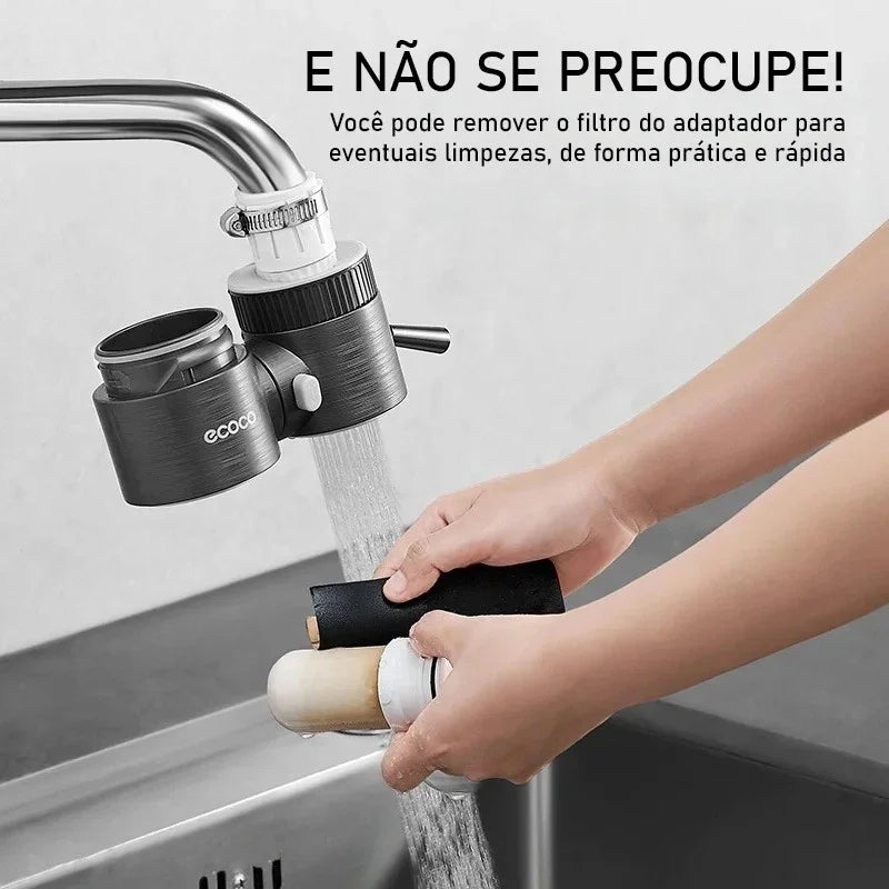 Purificador de Água Modern Lar™ com Filtro Lavável e Filtragem de 10 Camadas / Água Limpa, Prática e Segura em Cada Gota!