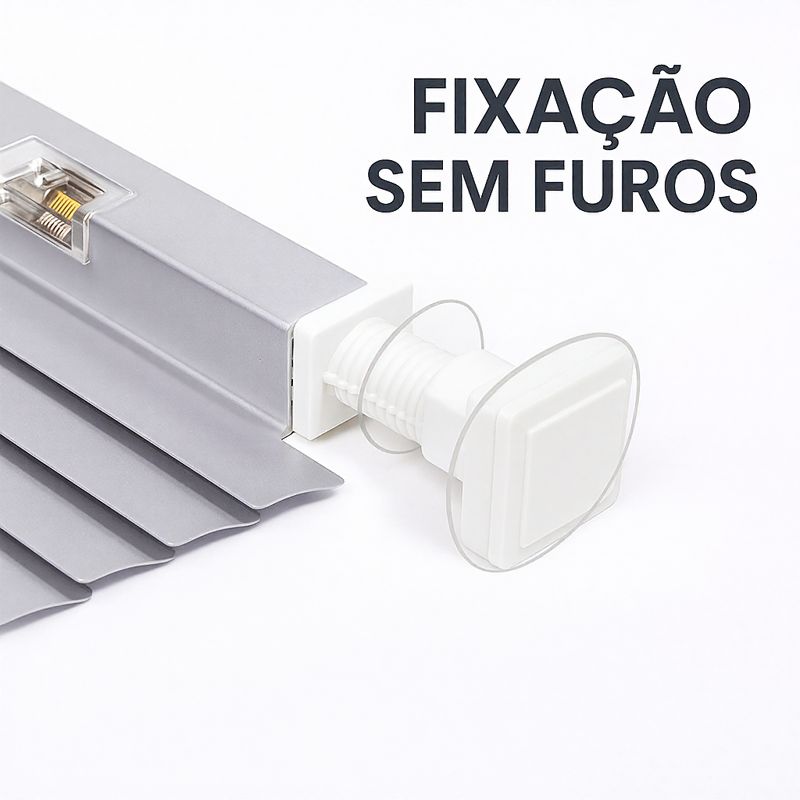 Cortina Persiana Modern Lar™ com Ajuste de Iluminação e Fixação Sem Furos / Mais conforto, mais privacidade, zero bagunça.