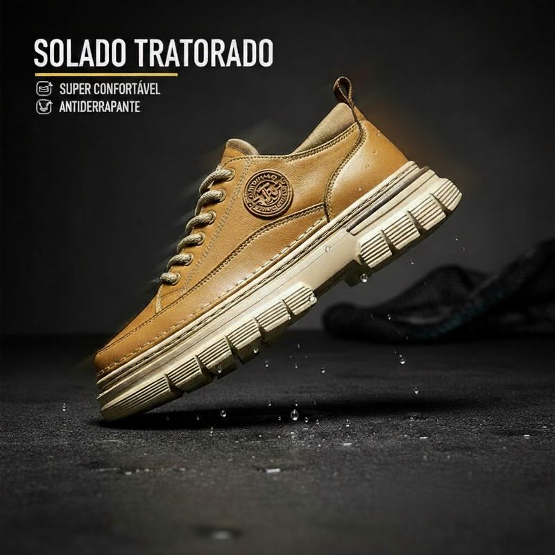 Tênis Heritage™ com Tecnologia Aeroblade e Solado Robusto / O Legado do Couro Premium e Tradição Artesanal!