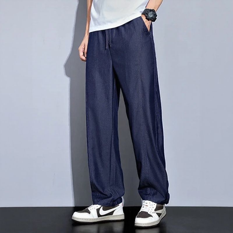 Calça Jeans Masculina SubZero™ em Algodão com Tecnologia Resfriadora / Conforto Máximo Até nos Dias Mais Quentes