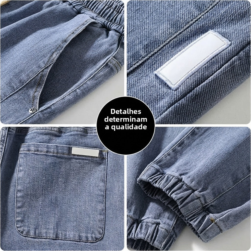 Calça Copenhague Jogger™ Jeans Casual Refinado e Atemporal!