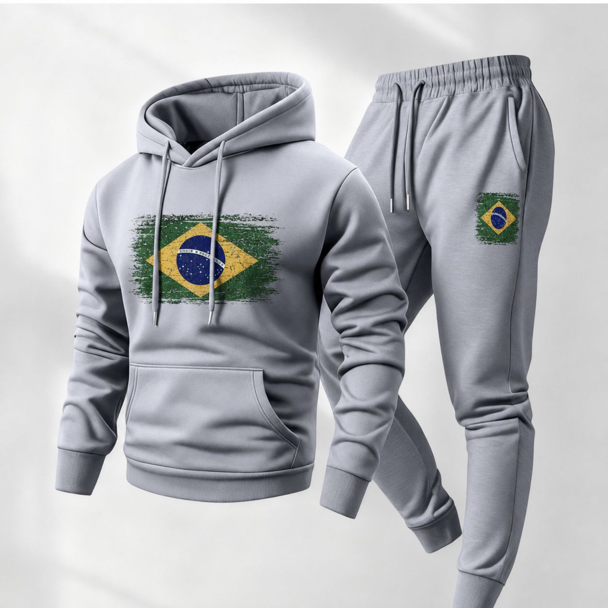 Conjunto Estampado Norden™ com Moletom de Bolso Canguru e Calça Jogger