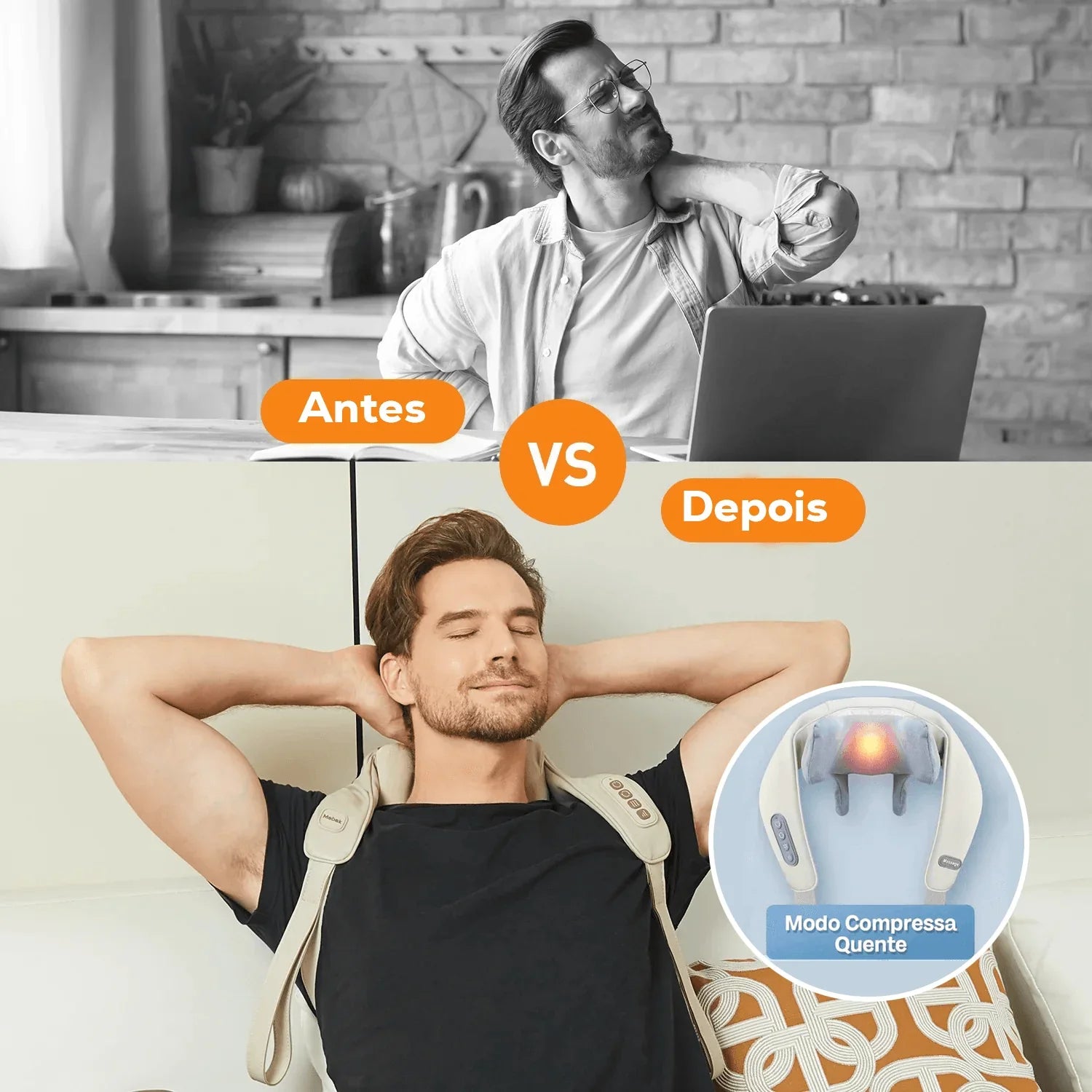 Massageador Supremo Relax™ Conforto Supremo / Inovação em Bem-Estar! - ModernLar