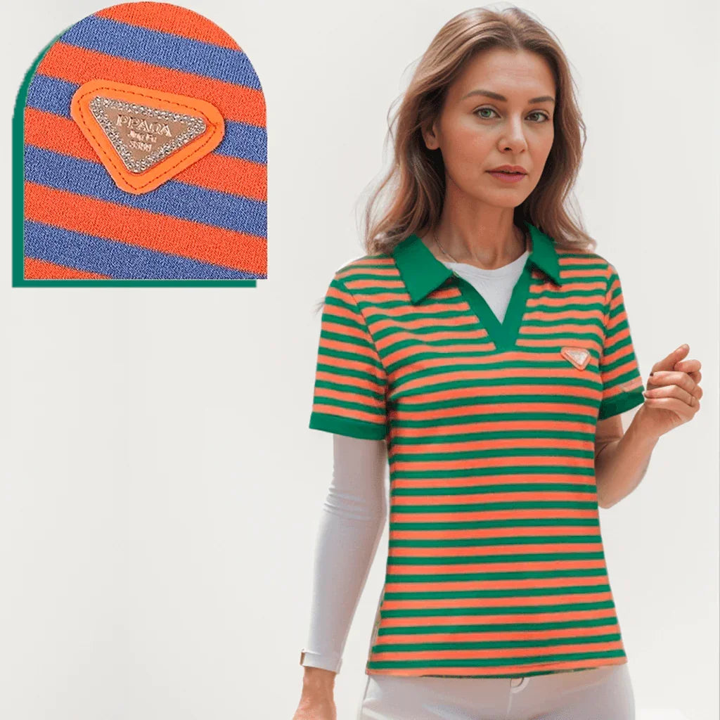 Kit com 3 Polos Demeter’s™ Estilo Clássico / A Polo Essencial para o Guarda-Roupa da Mulher Elegante! - ModernLar