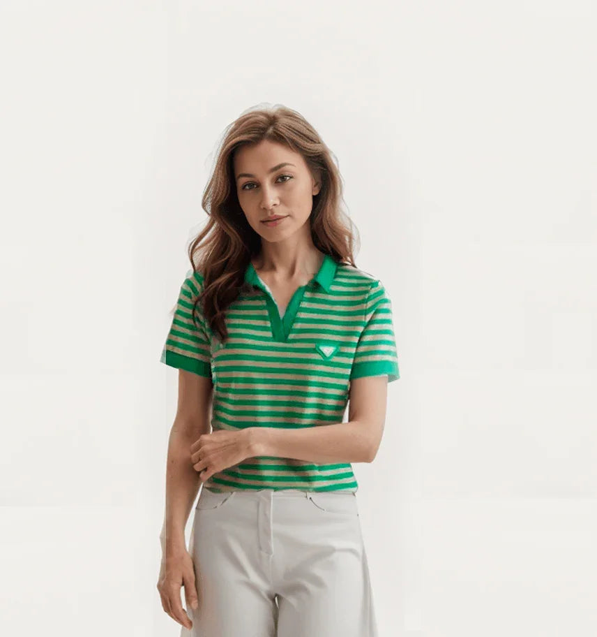 Kit com 3 Polos Demeter’s™ Estilo Clássico / A Polo Essencial para o Guarda-Roupa da Mulher Elegante! - ModernLar
