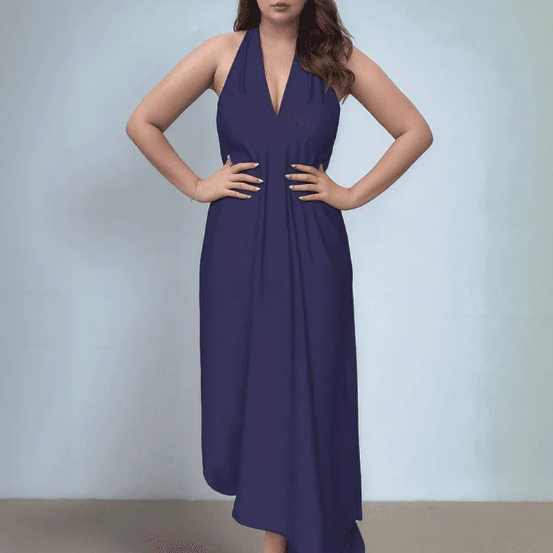 Vestido Jade™ com Decote Moderno e Caimento Impecável / Um Clássico Versátil para Todo Momento!