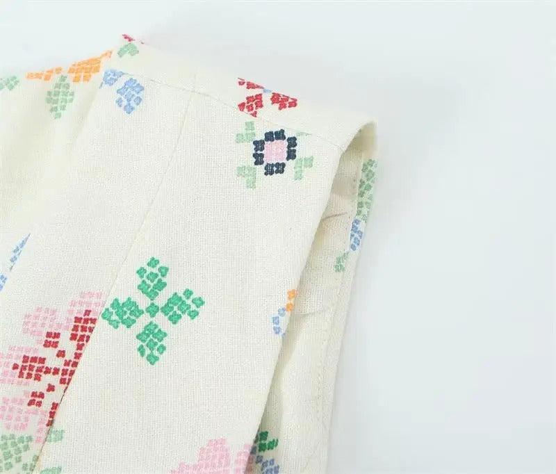 Conjunto Gorete: Versatilidade Floral para Todas as Ocasiões - ModernLar