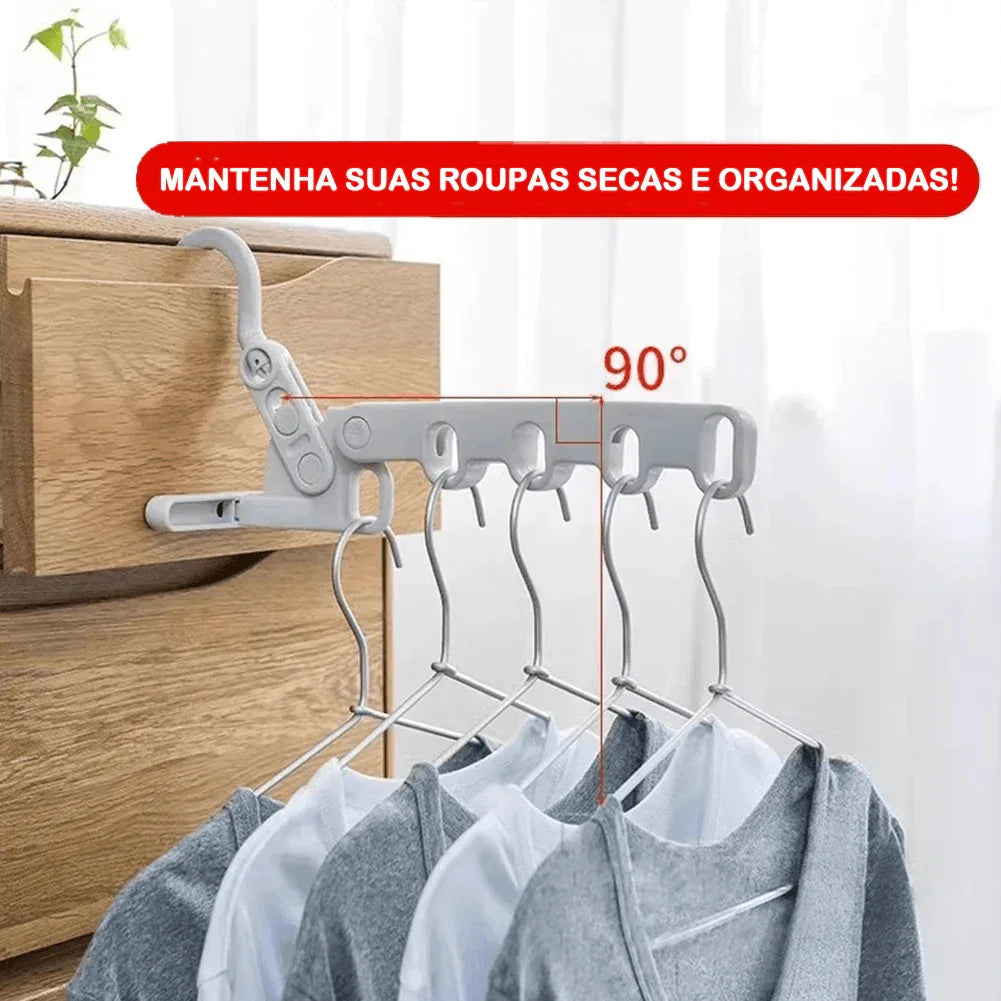 Kit com 4 Porta Cabides Móveis Modern Lar™ / Um Item Indispensável na Mala de Qualquer Viajante!! - ModernLar
