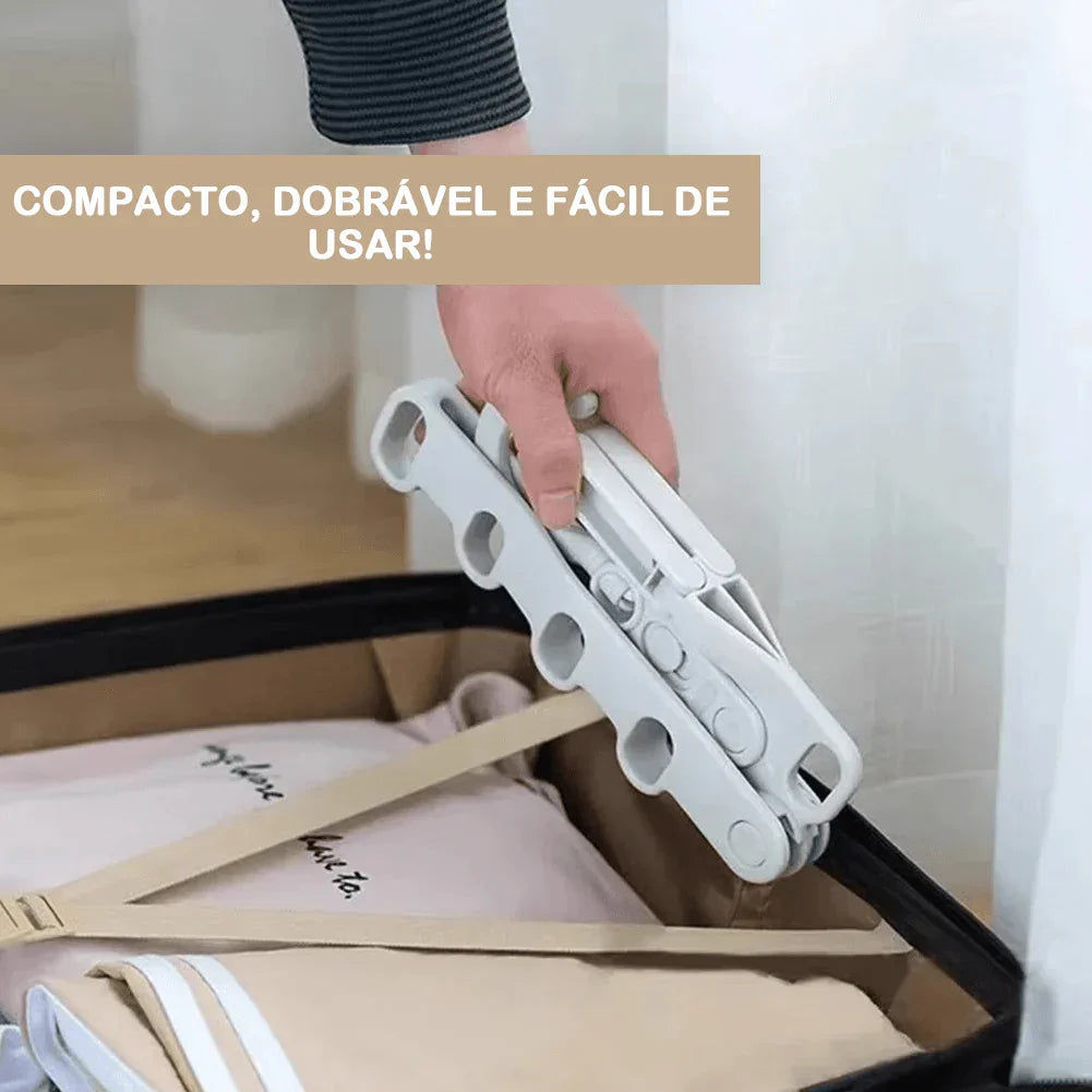 Kit com 4 Porta Cabides Móveis Modern Lar™ / Um Item Indispensável na Mala de Qualquer Viajante!! - ModernLar