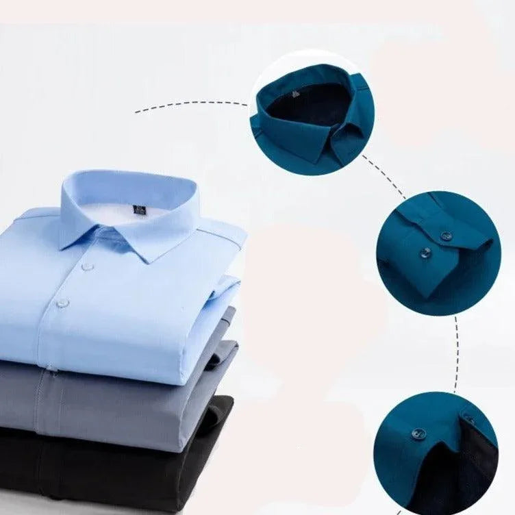 Camisa Percival™ Design Minimalista com Forro em Veludo / Elegância e Conforto para Conquistar no Inverno! - ModernLar