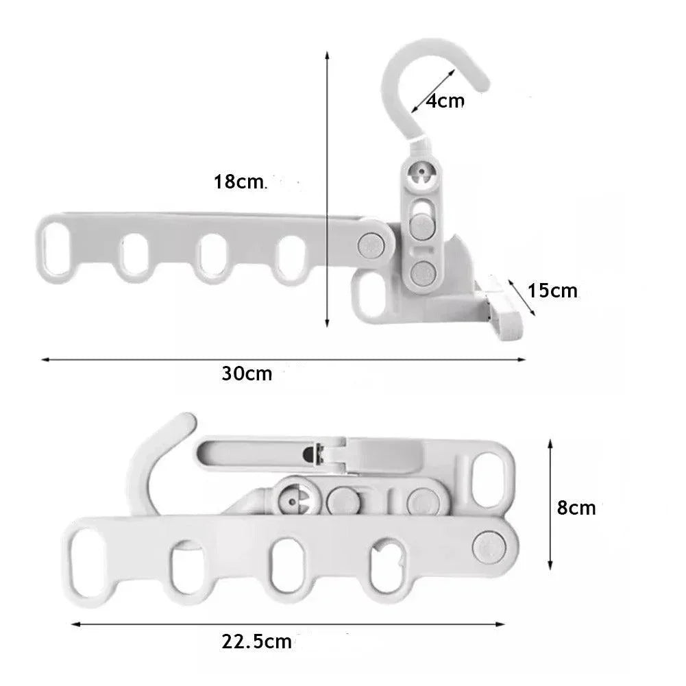 Kit com 4 Porta Cabides Móveis Modern Lar™ / Um Item Indispensável na Mala de Qualquer Viajante!! - ModernLar