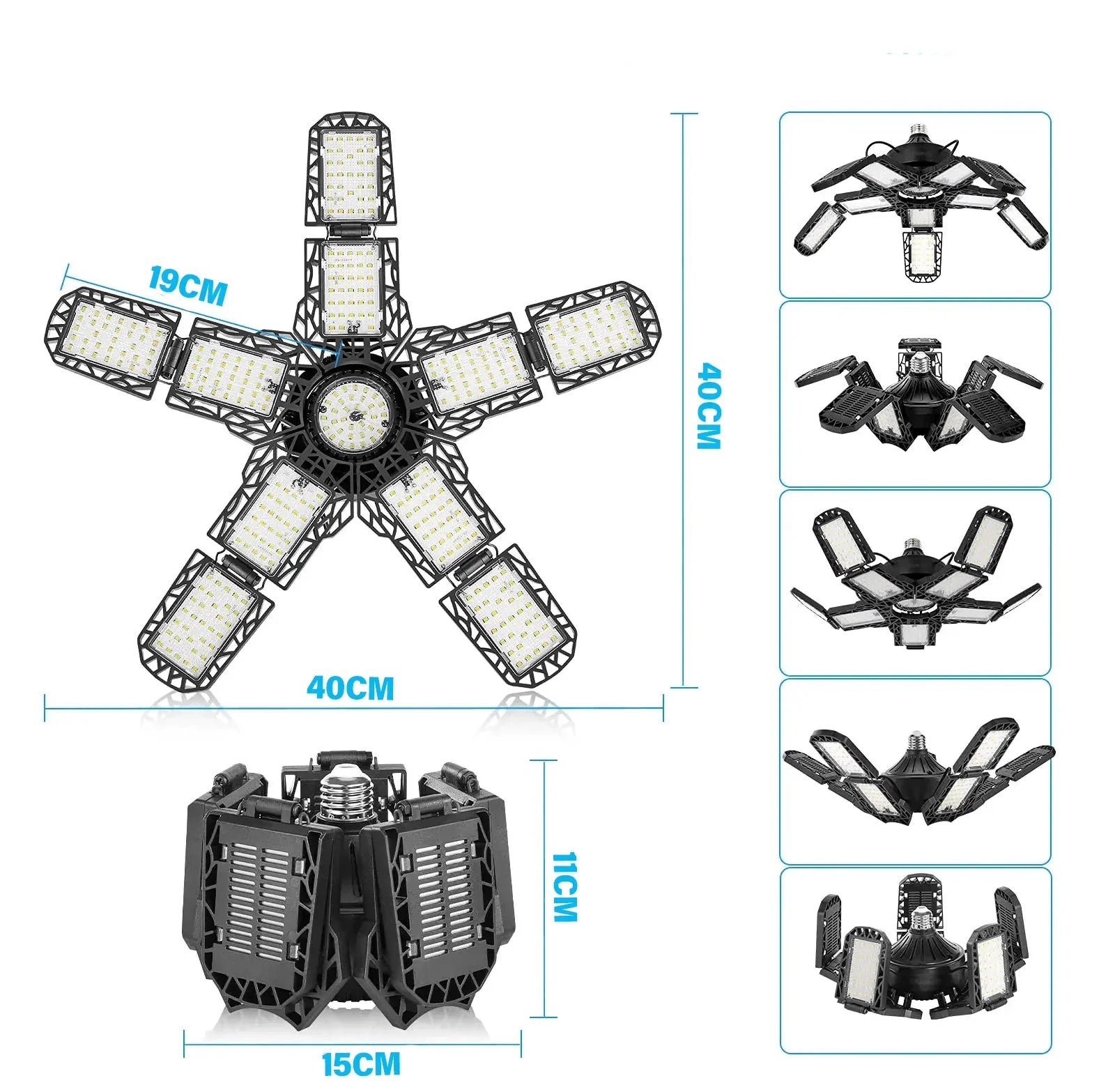 Lâmpada Articulada EcoLumem™ Iluminação LED de Alto Rendimento! (Promoção de Lançamento: Adquira a sua e leve 2 Arandelas Solares de Graça) - ModernLar