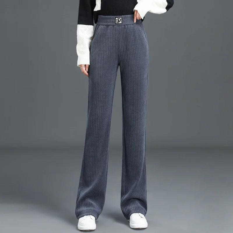 Calça Diva™ em Tricô Canelado / Conforto Premium e Estilo Chic para Todos os Dias de Inverno! - ModernLar