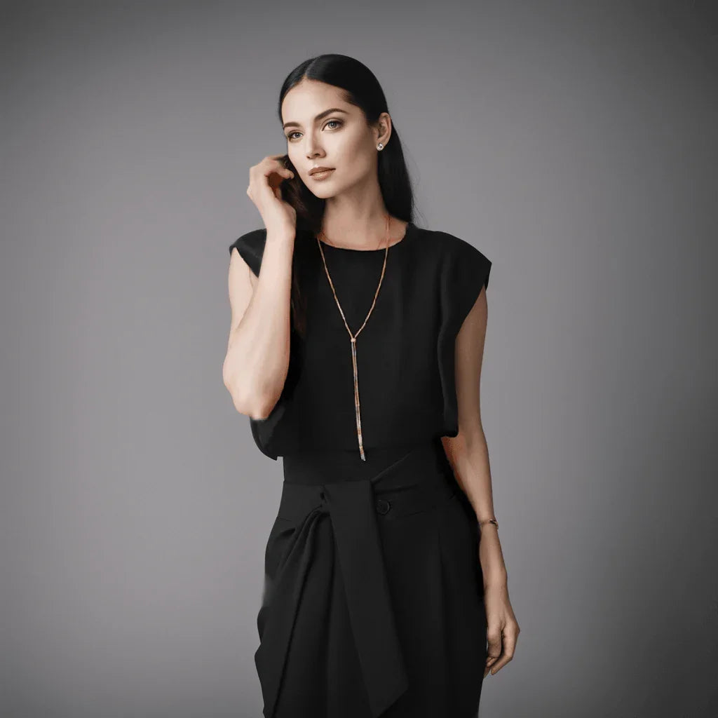 Conjunto Aurora™ com Blusinha de Amarração + Calça de Cintura Alta / A Escolha Certeira para Mulheres Elegantes e Estilosas! - ModernLar