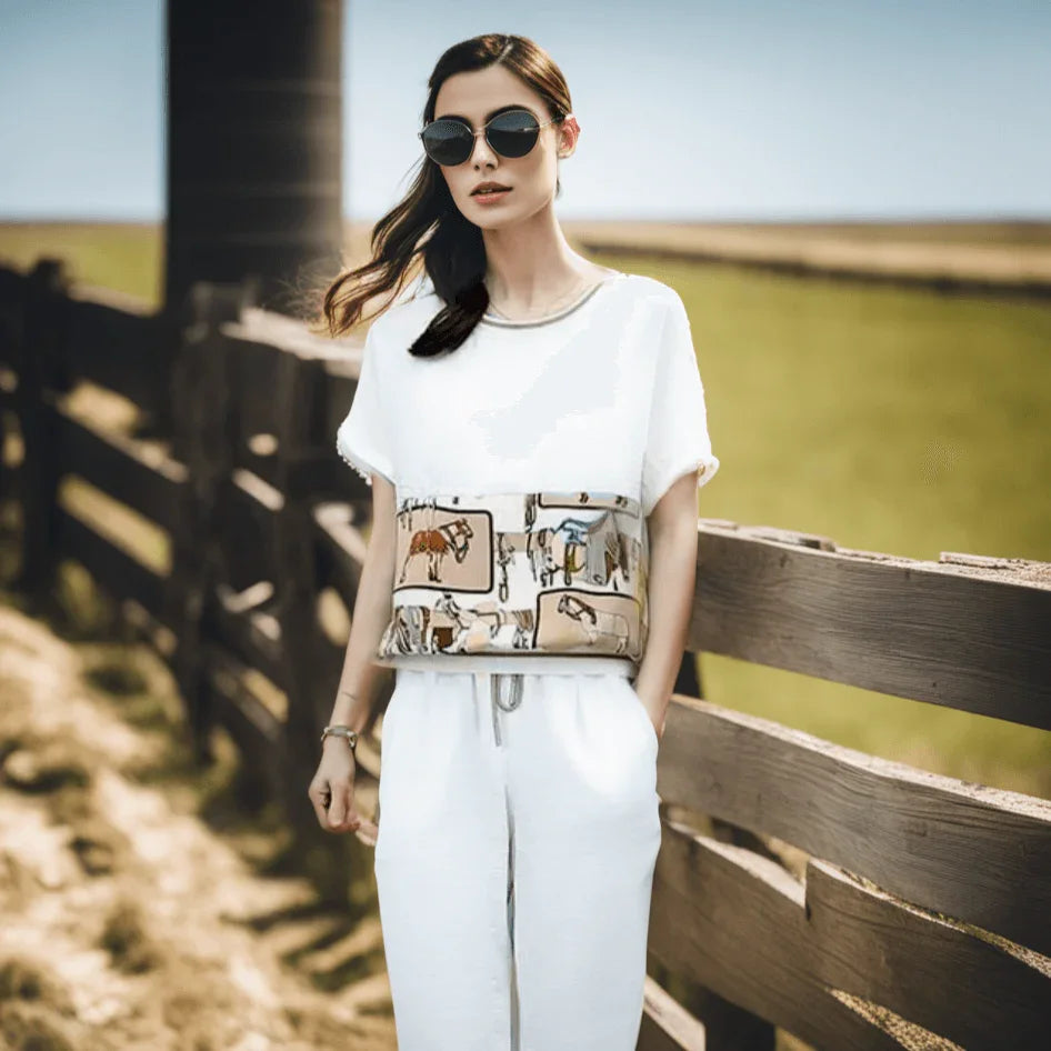 Conjunto Duas Peças Loretta em Algodão - A Moda Fashion Country com Estilo Único e Moderno! - ModernLar