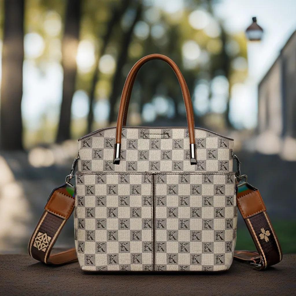 Bolsa Manhattan™ com Acabamento Luxuoso e Alça de Ombro Removível / Meticulosamente Desenhada para Mulheres de Bom Gosto! - ModernLar