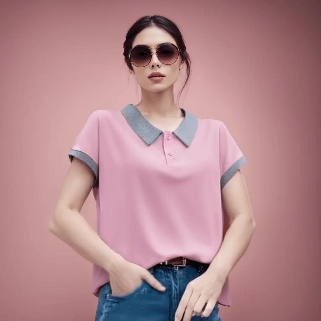 (Compre 2 Leve 3) Camiseta Polo Hevellyn™ Conforto Delicado / A Sinergia Perfeita entre Elegância e Conforto Diário! - ModernLar