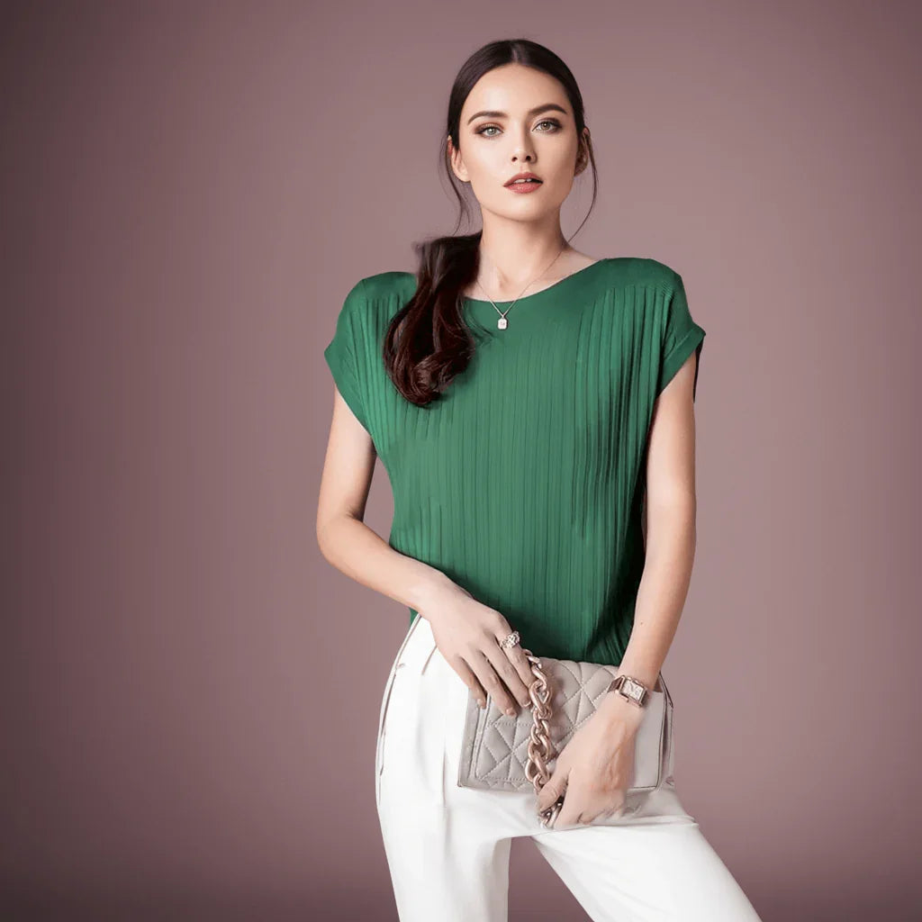 (Promoção Compre 1, Leve 2) Blusinhas Liana em Malha Viscoelástica / As mais Leves, Frescas e Chiques para o Verão! - ModernLar