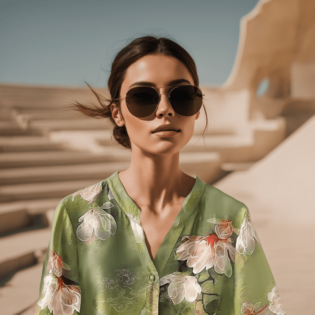 Conjunto Suzana de Camisa Floral + Calça Pantalona / Você Mulher Florescendo em Estilo e Elegância! - ModernLar