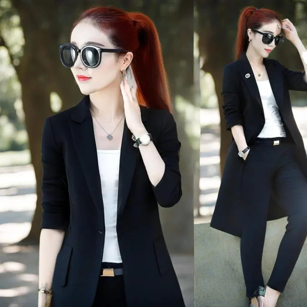 Blazer Casual Elizabeth™ Super Levinho com Broche / O Único que Proporciona Sofisticação e Conforto na Medida Certa! - ModernLar