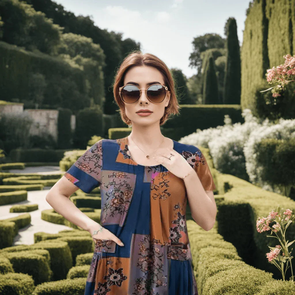 Vestido Soltinho Antonella™ Estilo Barroco / Celebre a Vida com Leveza e Estilo! - ModernLar