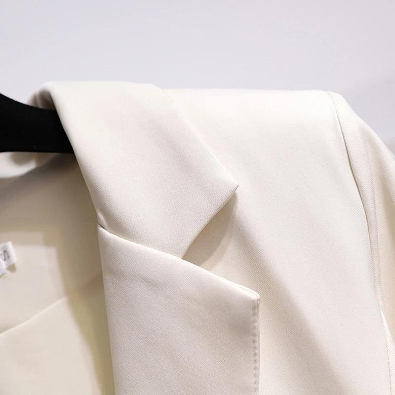 Vestido Estilo Blazer Garibaldi™ Corte plissado / Vestindo a Nobreza Moderna! - ModernLar