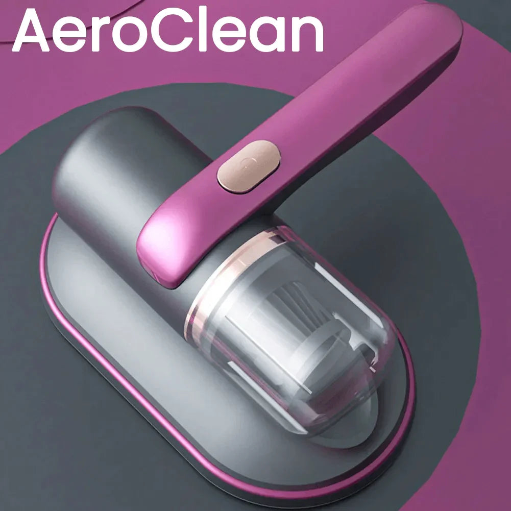 Aspirador Portátil AeroClean™ - Aspirador de Mão e Higienizador com Tecnologia UV-C Antiácaros!! - ModernLar