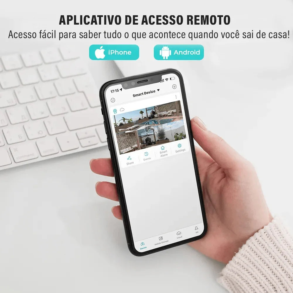 Câmera de Segurança Modern Sentinel 4K: A Experiência Mais Clara, Segura e Elegante em Vigilância Residencial! - ModernLar
