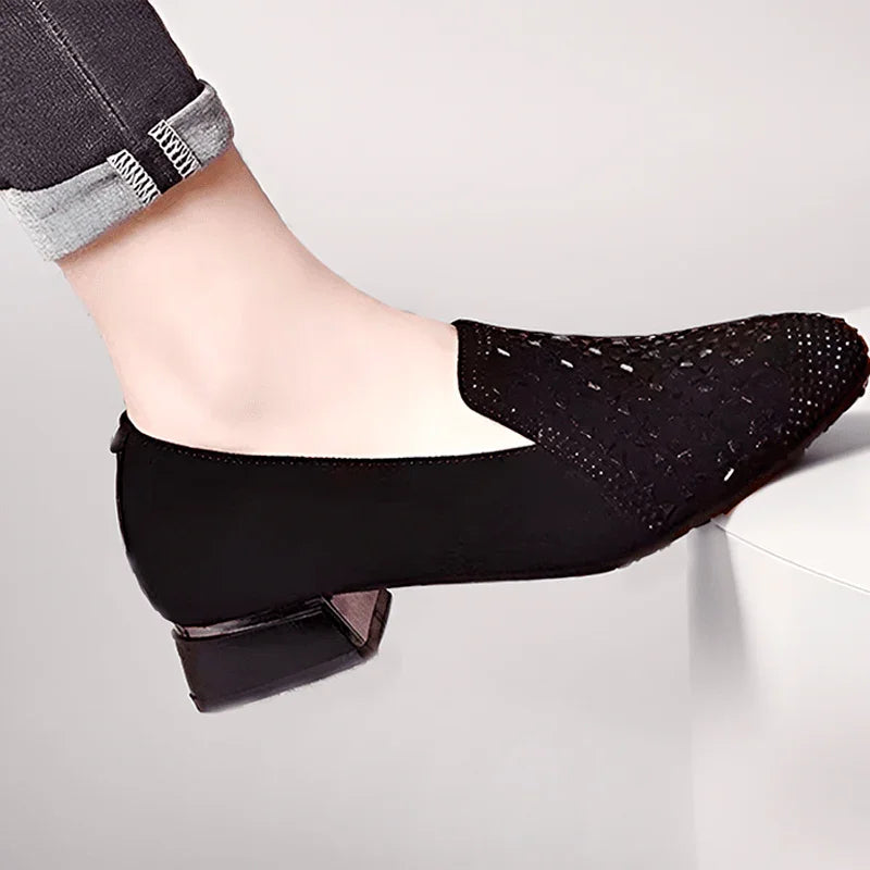 Sapato Denobie™ Slip-On Luxe / Com Adornos Preciosos para um Brilho Discreto e Elegante! - ModernLar