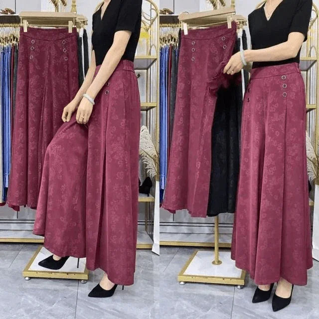 Calça Estilo Saia Madame em Seda Gelo / A Campeã em Leveza & Elegância! - ModernLar