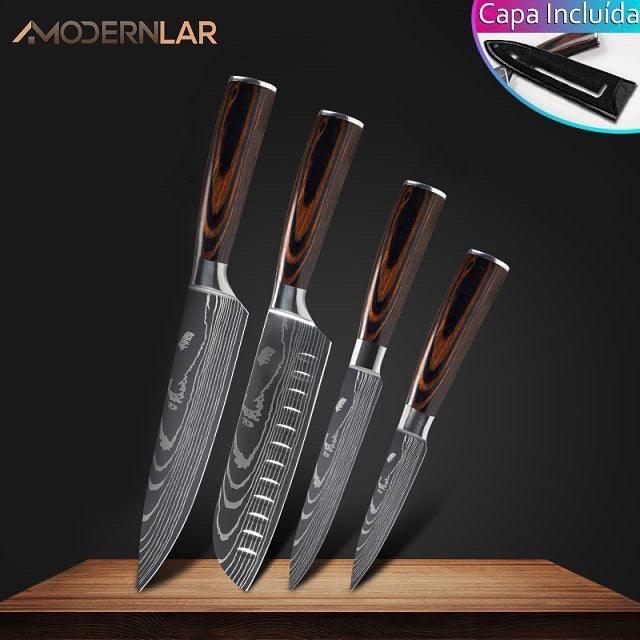 Conjunto de Facas de Churrasco CHEFE WAGYU - ModernLar